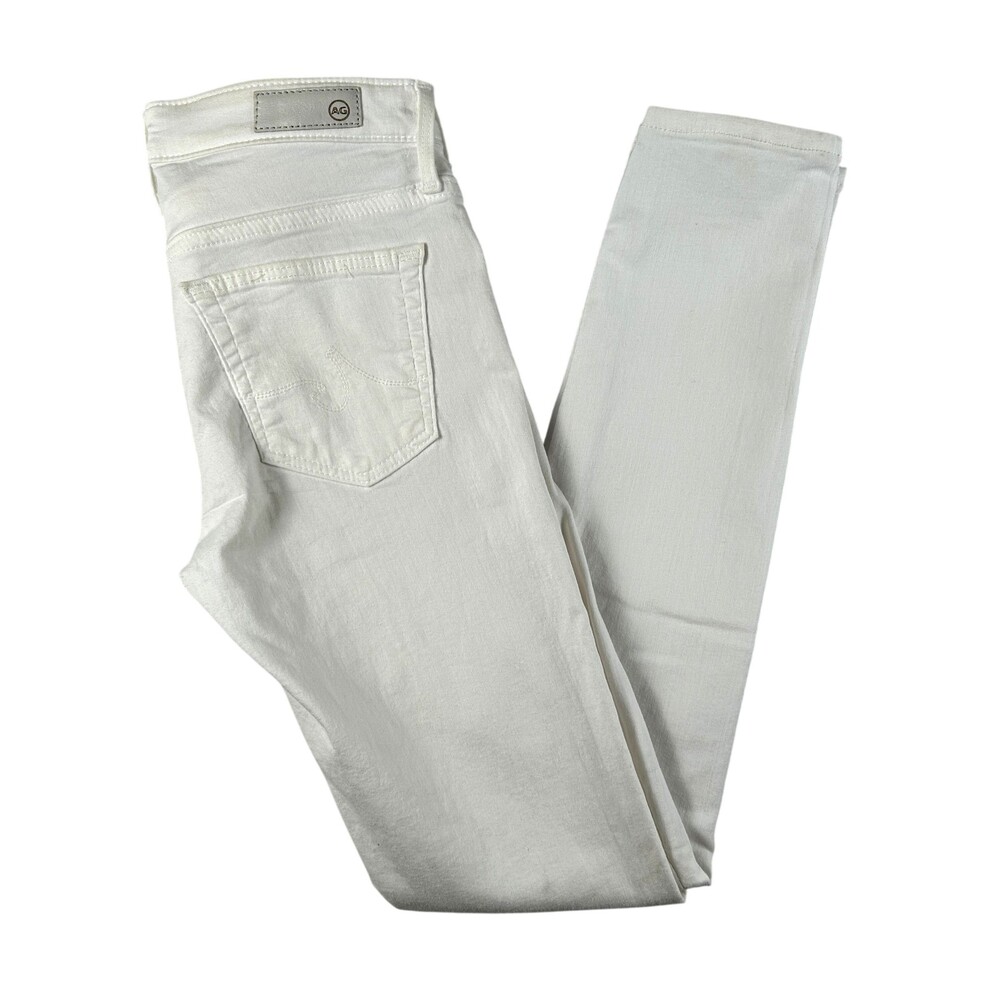 AG Adriano Goldschmied Legging Ankle Jeans Womens 24R White Super Skinny